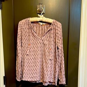 Boden  Pink Peasant Blouse